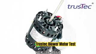 Test del motore del ventilatore CA Changzhou Trustec YDK-38-4B60